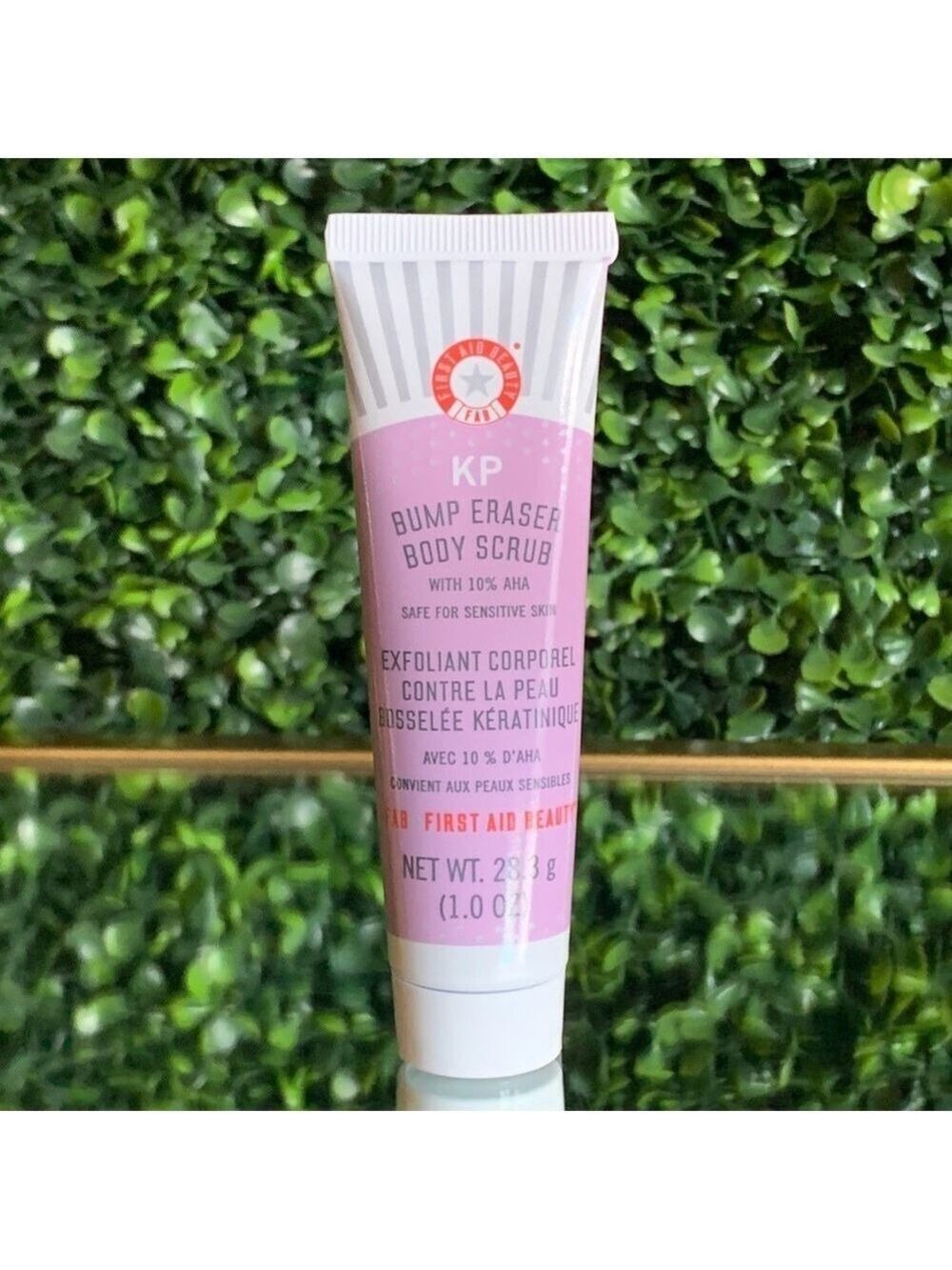 First Aid Beauty KP Bump Eraser | NEW | 10% AHA Body Scrub Travel Size 1oz | FAB